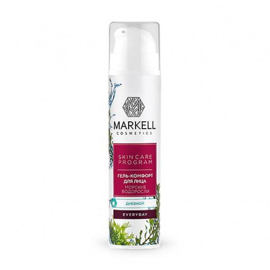 Денний гель-комфорт для обличчя Markell Cosmetics Every Day Cream Gel Морські водорості, 50 мл Денний гель-комфорт для обличчя Markell Cosmetics Every Day Cream Gel Морські водорості, 50 мл
