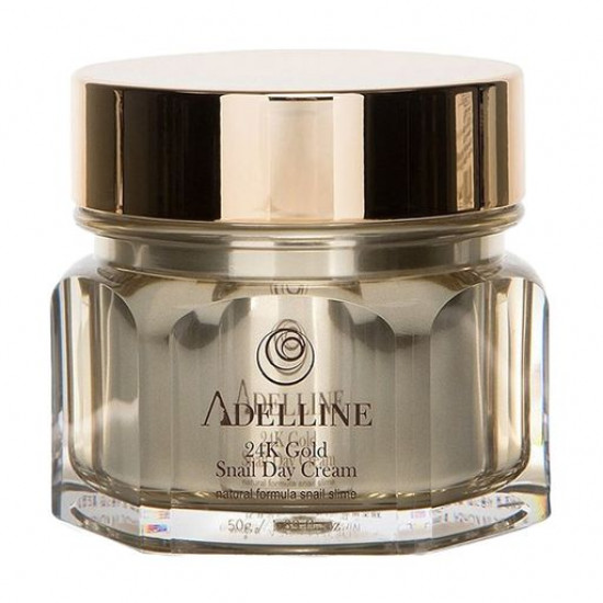 Дневной крем для лица Adelline 24K Gold Snail Day Cream с муцином улитки и золотом, 50 г
Дневной крем для лица Adelline 24K Gold Snail Day Cream с муцином улитки и золотом, 50 г