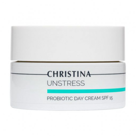 Day cream for the person Christina Unstress Probiotic Day Cream SPF 15 with pro-biotic action, 50 ml Day cream for the person Christina Unstress Probiotic Day Cream SPF 15 with pro-biotic action, 50 ml