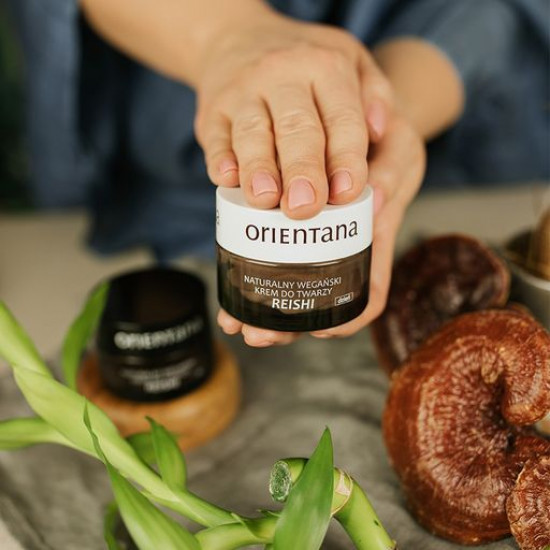 Day cream for the person Orientana Reishi Natural Vegan Day Cream, 50 ml Day cream for the person Orientana Reishi Natural Vegan Day Cream, 50 ml