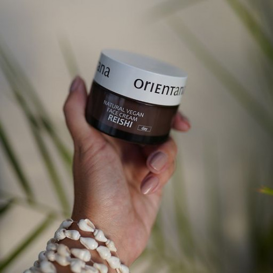 Day cream for the person Orientana Reishi Natural Vegan Day Cream, 50 ml Day cream for the person Orientana Reishi Natural Vegan Day Cream, 50 ml