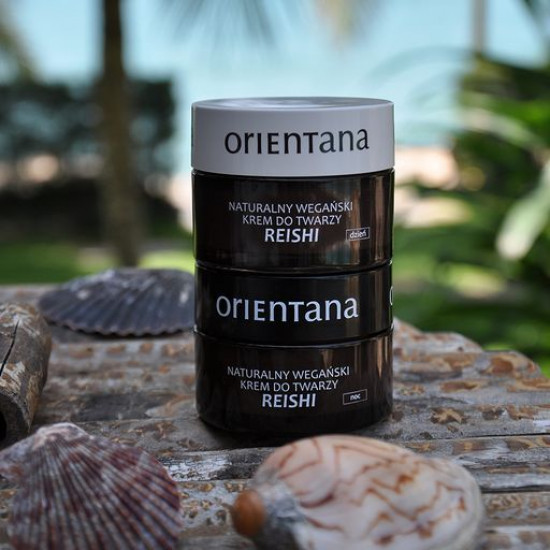 Day cream for the person Orientana Reishi Natural Vegan Day Cream, 50 ml Day cream for the person Orientana Reishi Natural Vegan Day Cream, 50 ml