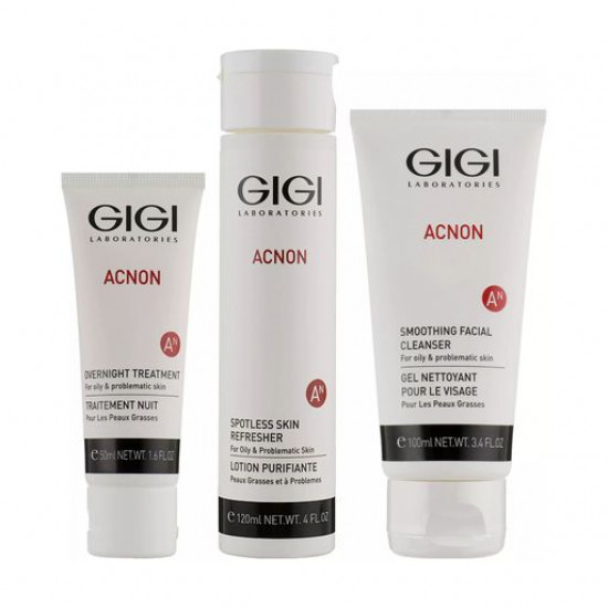 House set for the person Gigi Acnon Treatment Set (gel for washing, 100 ml + tonic, 120 ml + night cream, 50 ml) House set for the person Gigi Acnon Treatment Set (gel for washing, 100 ml + tonic, 120 ml + night cream, 50 ml)