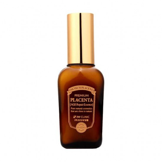 Есенція для обличчя 3W Clinic Premium Placenta Age Repair Essence антивікова з екстрактом плаценти, 50 мл Есенція для обличчя 3W Clinic Premium Placenta Age Repair Essence антивікова з екстрактом плаценти, 50 мл