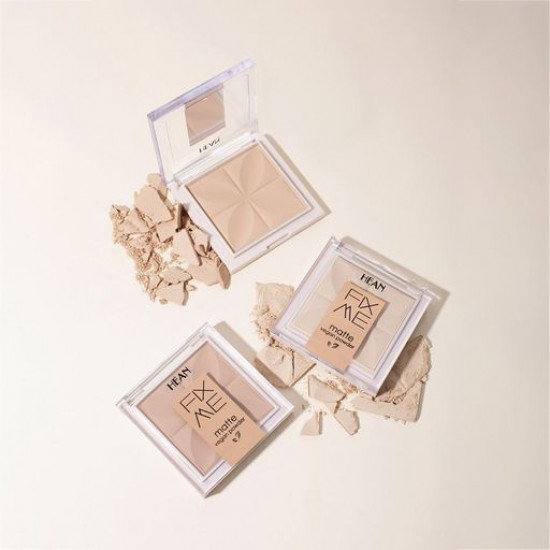 The fixing powder for the person Hean Fix Me Matte Vegan Powder 60 Light, 8 g The fixing powder for the person Hean Fix Me Matte Vegan Powder 60 Light, 8 g