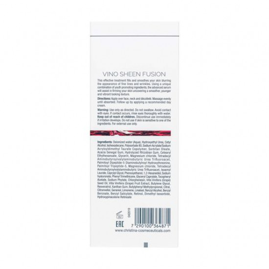 Fluid for the person Christina Chateau de Beaute Vino Sheen Fusion Magnificence, 30 ml Fluid for the person Christina Chateau de Beaute Vino Sheen Fusion Magnificence, 30 ml