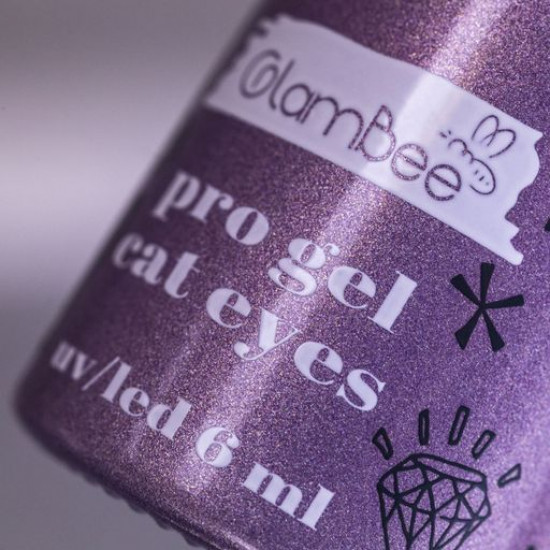 Гель-лак для нігтів GlamBee ProGel Cat Eyes 74, 6 мл Гель-лак для нігтів GlamBee ProGel Cat Eyes 74, 6 мл