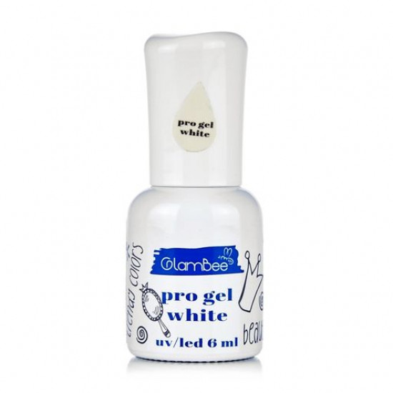 Гель-лак для ногтей GlamBee Pro Gel White UV/LED 84, 6 мл
Гель-лак для ногтей GlamBee Pro Gel White UV/LED 84, 6 мл