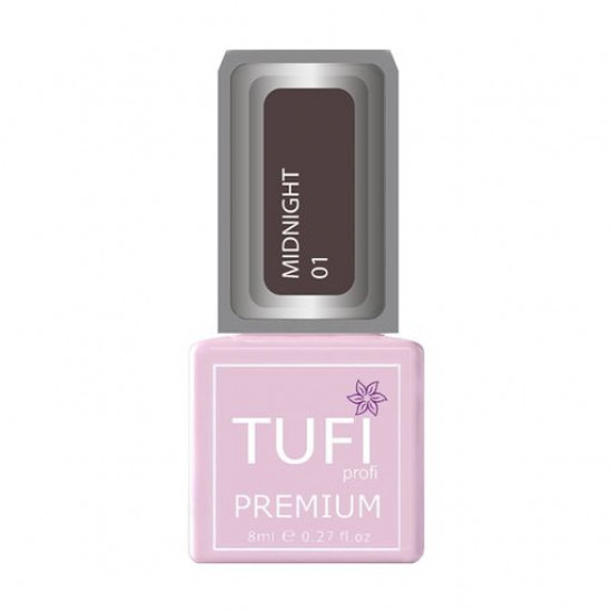 Гель-лак для нігтів Tufi Profi Premium Midnight 01 Декоративна троянда, 8 мл Гель-лак для нігтів Tufi Profi Premium Midnight 01 Декоративна троянда, 8 мл