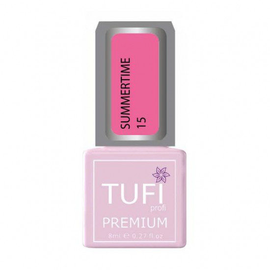 Гель-лак для нігтів Tufi Profi Premium Summertime, 15 Фуксія, 8 мл Гель-лак для нігтів Tufi Profi Premium Summertime, 15 Фуксія, 8 мл