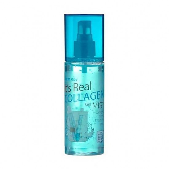 Гель-міст для обличчя FarmStay It's Real Collagen Gel Mist з колагеном, 120 мл Гель-міст для обличчя FarmStay It's Real Collagen Gel Mist з колагеном, 120 мл