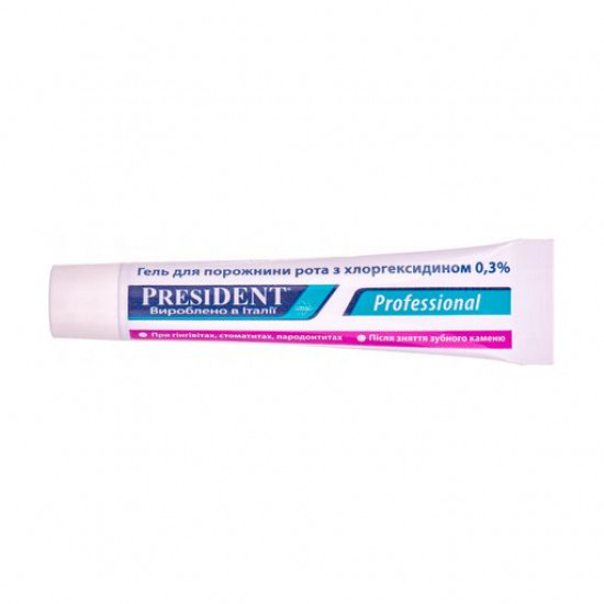 PresiDENT Professional gel from chlorhexidiny 0.3%, 5 ml PresiDENT Professional gel from chlorhexidiny 0.3%, 5 ml
