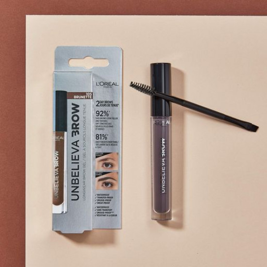 Гель для бровей L'Oreal Paris Unbelieva Brow 108 Темно-коричневый, 3.4 мл
Гель для бровей L'Oreal Paris Unbelieva Brow 108 Темно-коричневый, 3.4 мл