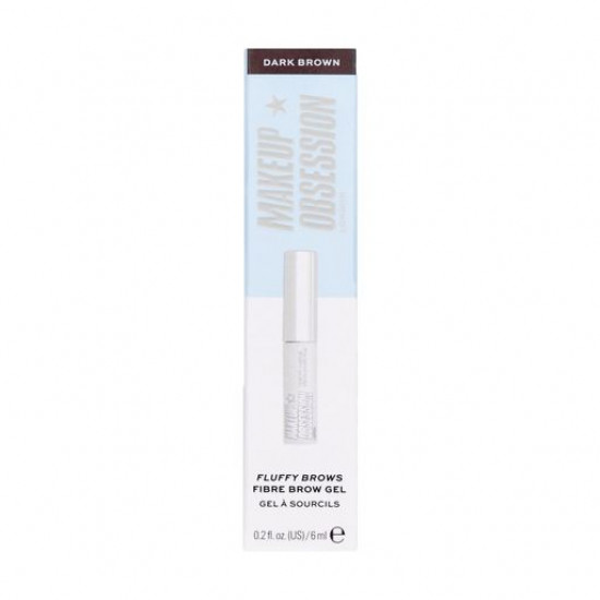 Gel for eyebrows of Makeup Obsession Fluffy, Dark Brown, 6 ml Gel for eyebrows of Makeup Obsession Fluffy, Dark Brown, 6 ml