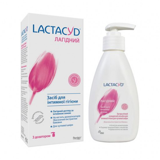 Гель для інтимної гігієни Lactacyd Ніжний, з дозатором, 200 мл Гель для інтимної гігієни Lactacyd Ніжний, з дозатором, 200 мл