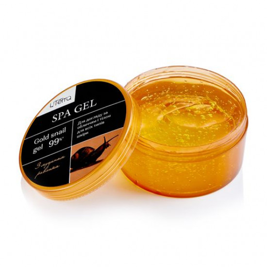 Gel with mutsiny snails of UTerra native Gold Snail Gel for face and body leaving, all-type skin, 300 ml Gel with mutsiny snails of UTerra native Gold Snail Gel for face and body leaving, all-type skin, 300 ml