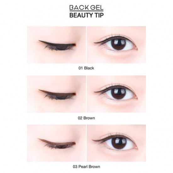 Гелева підводка для очей Tony Moly Back Gel Eyeliner 03 Pearl Brown, 4 г Гелева підводка для очей Tony Moly Back Gel Eyeliner 03 Pearl Brown, 4 г