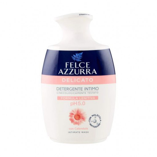 Liquid soap for intimate hygiene of Felce Azzurra Delicate with a calendula, 250 ml Liquid soap for intimate hygiene of Felce Azzurra Delicate with a calendula, 250 ml