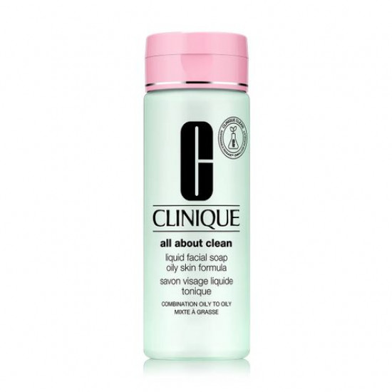 Рідке мило для комбінованої та жирної шкіри обличчя Clinique Liquid Facial Soap 3 Steps, 200 мл Рідке мило для комбінованої та жирної шкіри обличчя Clinique Liquid Facial Soap 3 Steps, 200 мл
