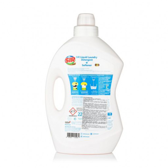 Liquid means for washing of Sir 2 in 1, 35 washings, with the conditioner, 2.2 l Liquid means for washing of Sir 2 in 1, 35 washings, with the conditioner, 2.2 l