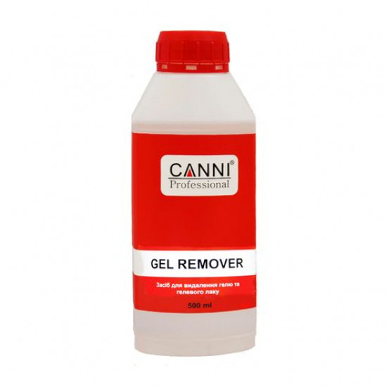 Рідина для зняття гель лаку CANNI Gel remover, 500 мл Рідина для зняття гель лаку CANNI Gel remover, 500 мл