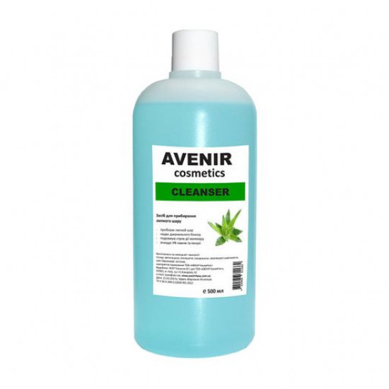 Рідина для зняття липкого шару Avenir Cosmetics Cleanser, 500 мл Рідина для зняття липкого шару Avenir Cosmetics Cleanser, 500 мл