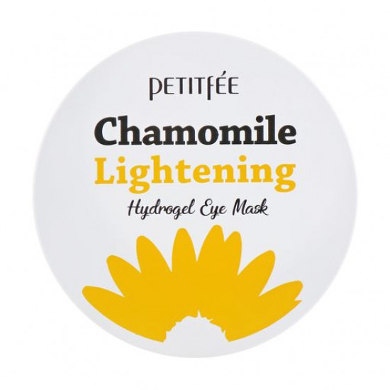Гідрогелеві освітлювальні патчі для шкіри навколо очей Petitfee & Koelf Chamomile Lightening Hydrogel Eye Mask з екстрактом ромашки, 60 шт Гідрогелеві освітлювальні патчі для шкіри навколо очей Petitfee & Koelf Chamomile Lightening Hydrogel Eye Mask з екстрактом ромашки, 60 шт