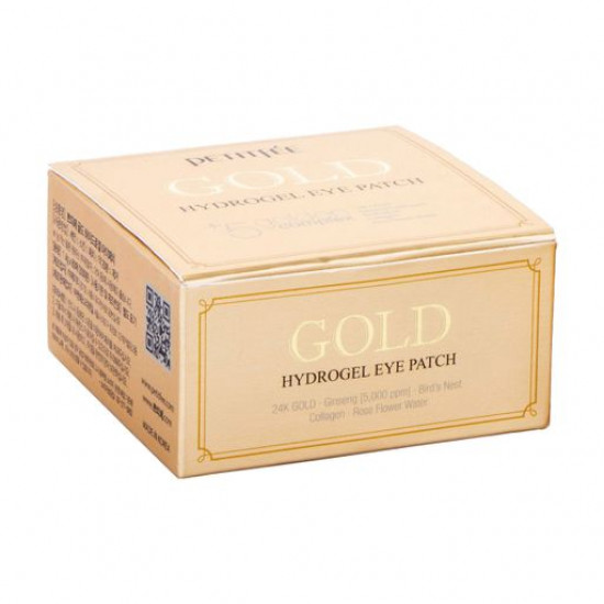 Гідрогелеві патчі для шкіри навколо очей Petitfee & Koelf Gold Hydrogel Eye Patch із золотим комплексом +5, 60 шт Гідрогелеві патчі для шкіри навколо очей Petitfee & Koelf Gold Hydrogel Eye Patch із золотим комплексом +5, 60 шт