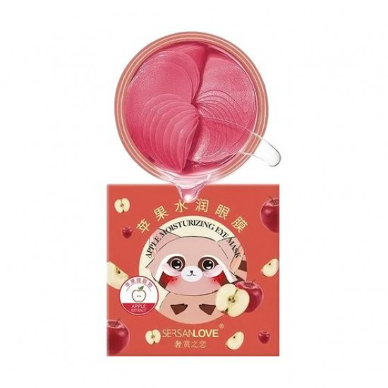 Гидрогелевые патчи для кожи вокруг глаз Sersanlove Apple Moisturizing Eye Mask с экстрактом яблока, 60 шт
Гидрогелевые патчи для кожи вокруг глаз Sersanlove Apple Moisturizing Eye Mask с экстрактом яблока, 60 шт