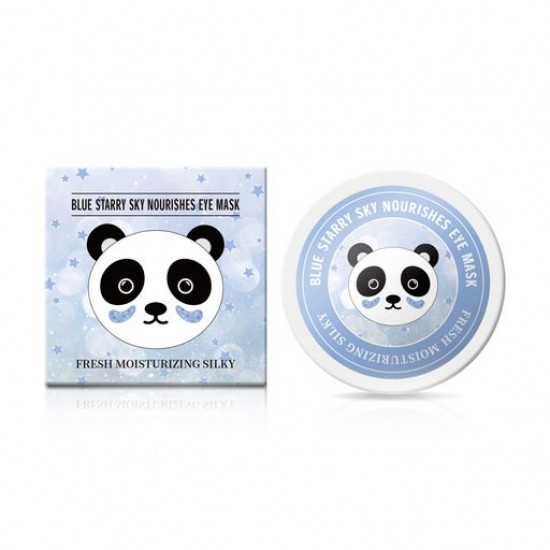 Гідрогелеві патчі для шкіри навколо очей Sersanlove Blue Starry Sky Nourishes Eye Mask з екстрактом лотоса і колагеном, 60 шт Гідрогелеві патчі для шкіри навколо очей Sersanlove Blue Starry Sky Nourishes Eye Mask з екстрактом лотоса і колагеном, 60 шт