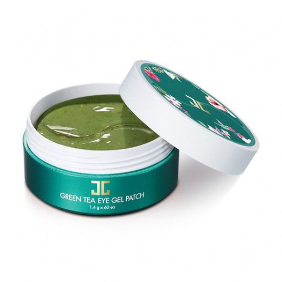 Гідрогелеві патчі із зеленим чаєм JayJun Green Tea Eye Gel Patch, 60 шт Гідрогелеві патчі із зеленим чаєм JayJun Green Tea Eye Gel Patch, 60 шт