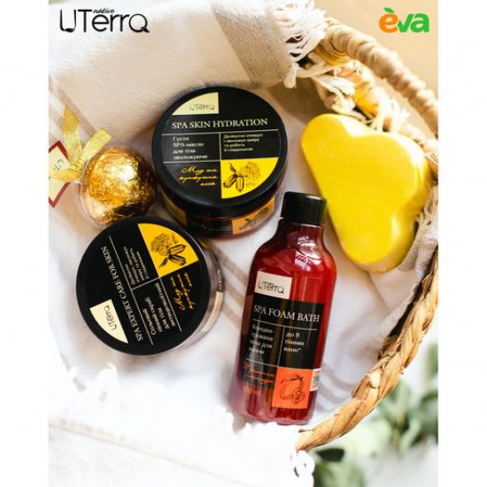 Густа SPA-масло для тіла UTerra Native мед та кунжутна олія, 250 мл Густа SPA-масло для тіла UTerra Native мед та кунжутна олія, 250 мл