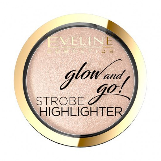 Highlighter for the person Eveline Glow and Go! Strobe Highlighter 01 Champagne, 8.5 g Highlighter for the person Eveline Glow and Go! Strobe Highlighter 01 Champagne, 8.5 g