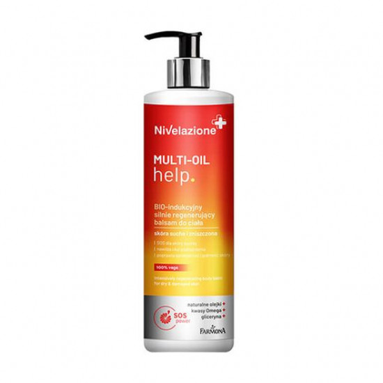 Intensively restoring balm for a body of Farmona Nivelazione Multi-oil Help Body Balm for the dry and injured skin, 400 ml Intensively restoring balm for a body of Farmona Nivelazione Multi-oil Help Body Balm for the dry and injured skin, 400 ml