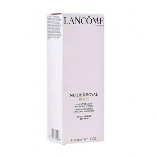 The intensive restoring Lancôme Nutrix Royal Body Intense Restoring Lipid-Enriched Lotion body lotion with lipids, for dry and very dry skin, 200 ml The intensive restoring Lancôme Nutrix Royal Body Intense Restoring Lipid-Enriched Lotion body lotion with lipids, for dry and very dry skin, 200 ml