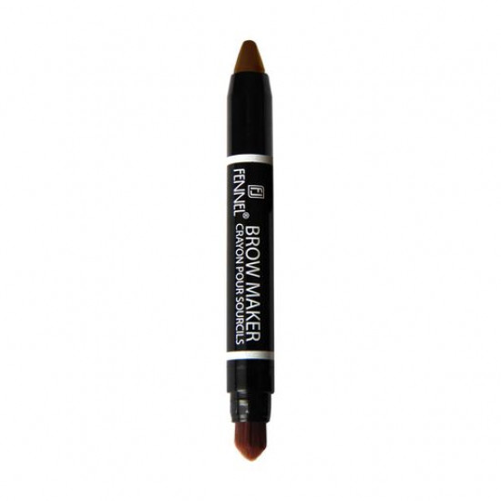 Олівець-крем для брів зі щіточкою-кабуки Fennel Brow Marker 002, 2.4 г Олівець-крем для брів зі щіточкою-кабуки Fennel Brow Marker 002, 2.4 г
