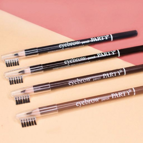 Pencil for eyebrows of Belor Design Party, 102 Dark gray, 1.3 g Pencil for eyebrows of Belor Design Party, 102 Dark gray, 1.3 g