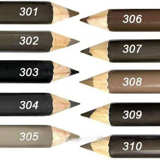 Pencil for eyebrows Parisa Cosmetics Master Shape, tone 301, 1.5 g Pencil for eyebrows Parisa Cosmetics Master Shape, tone 301, 1.5 g