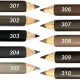 Pencil for eyebrows Parisa Cosmetics Master Shape, tone 301, 1.5 g Pencil for eyebrows Parisa Cosmetics Master Shape, tone 301, 1.5 g