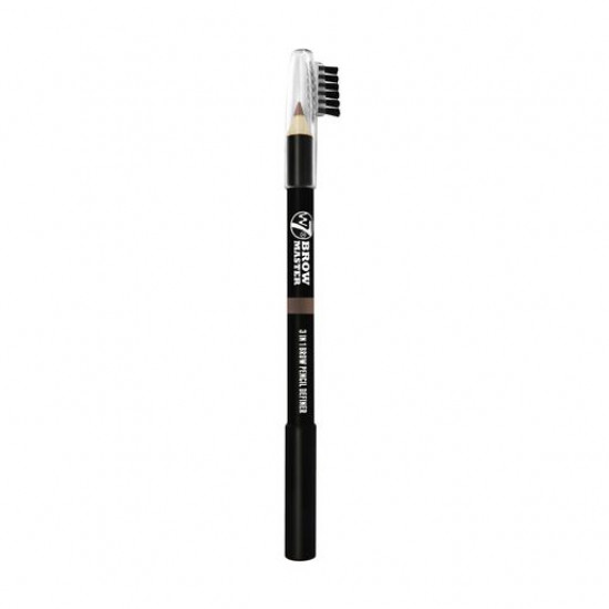 Pencil for eyebrows of W7 Brow Master 3 in 1 with wax and a brush, Blonde, 1 g Pencil for eyebrows of W7 Brow Master 3 in 1 with wax and a brush, Blonde, 1 g