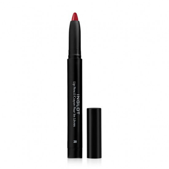 Олівець для губ Inglot Lip Pencil Matte With Sharpener 20, Red 1.8 г Олівець для губ Inglot Lip Pencil Matte With Sharpener 20, Red 1.8 г