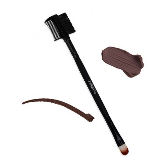 Brush for eyebrows, eyelashes and shadows of Parisa Cosmetics P-23 Brush for eyebrows, eyelashes and shadows of Parisa Cosmetics P-23