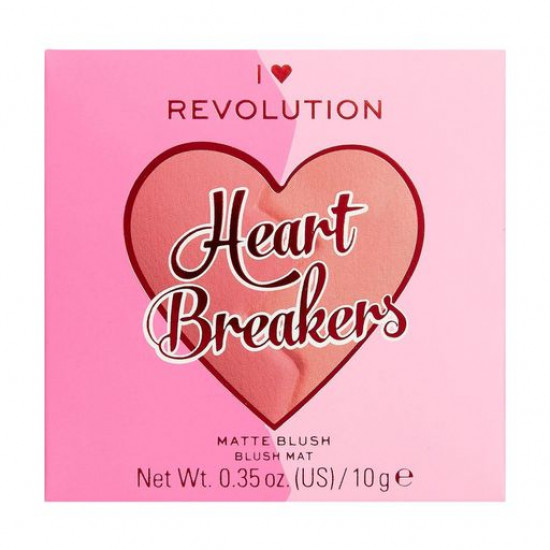 Компактные румяна I Heart Revolution Heartbreakers Matte Blush, Inspiring, 10 г
Компактные румяна I Heart Revolution Heartbreakers Matte Blush, Inspiring, 10 г