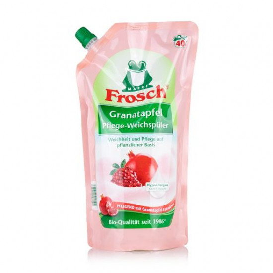 Кондиционер-ополаскиватель для белья Frosch Гранат 40 стирки, 1 л
Кондиционер-ополаскиватель для белья Frosch Гранат 40 стирки, 1 л