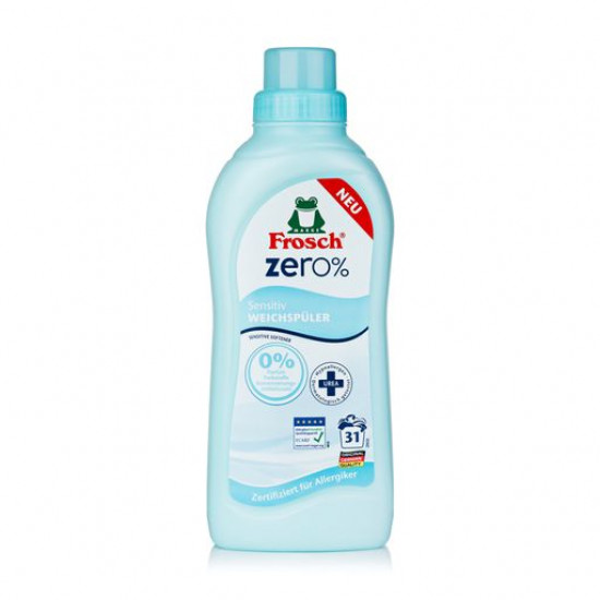 Кондиционер для белья Frosch Zero Sensitiv, 750 мл
Кондиционер для белья Frosch Zero Sensitiv, 750 мл