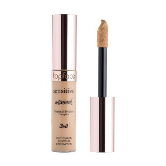 Concealer for the person TopFace Sensitive Mineral 3 in 1 Concealer, 006, 12 ml Concealer for the person TopFace Sensitive Mineral 3 in 1 Concealer, 006, 12 ml