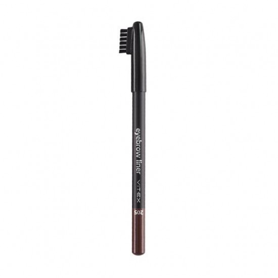 Контурний олівець для брів Вітекс Vitex Eyebrow Liner 205 Dark brown, 6 г Контурний олівець для брів Вітекс Vitex Eyebrow Liner 205 Dark brown, 6 г