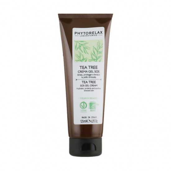 Крем-гель для тела Phytorelax Laboratories Tea Tree SOS Cream Gel Увлажнение, успокоение и смягчение, 125 мл
Крем-гель для тела Phytorelax Laboratories Tea Tree SOS Cream Gel Увлажнение, успокоение и смягчение, 125 мл