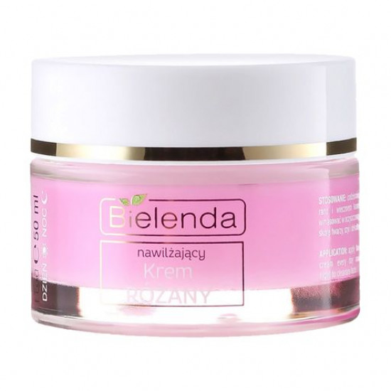Крем для обличчя Bielenda ROSE CARE рожевий зволожуючий, 50мл Крем для обличчя Bielenda ROSE CARE рожевий зволожуючий, 50мл