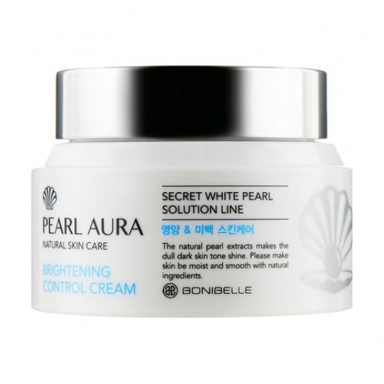 Крем для обличчя Bonibelle Pearl Aura Brightening Control Cream з екстрактом перлів, 80 мл Крем для обличчя Bonibelle Pearl Aura Brightening Control Cream з екстрактом перлів, 80 мл